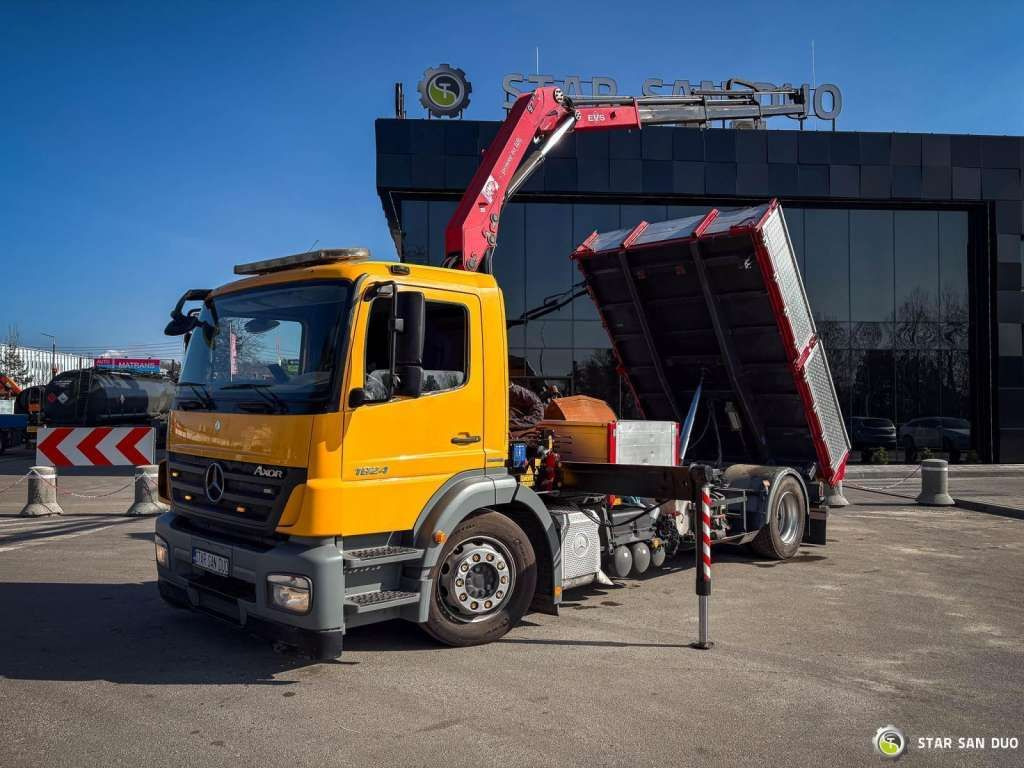 Mercedes-Benz AXOR 1824 4x2 HMF 975 HDS Crane Rotator Kipper - Crane truck: picture 4 Mercedes-Benz AXOR 1824 4x2 HMF 975 HDS Crane Rotator Kipper - Crane truck: picture 4
