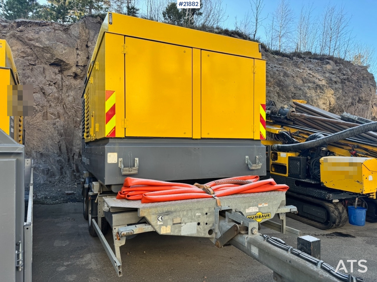 Atlas Copco 2018 Atlas Copco Y35 LuftKompressor på Humbaur understell. - Air compressor: picture 4 Atlas Copco 2018 Atlas Copco Y35 LuftKompressor på Humbaur understell. - Air compressor: picture 4