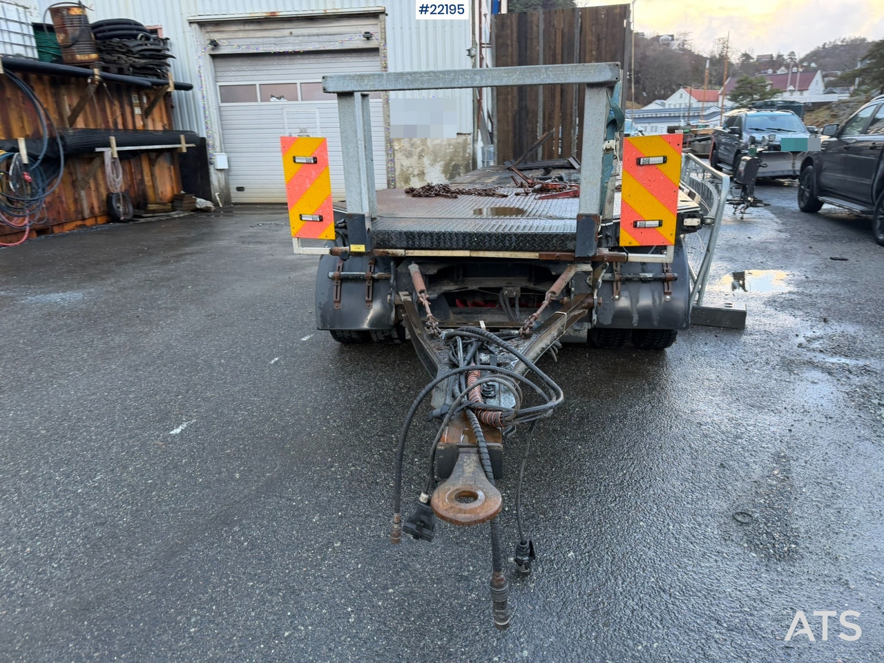 Damm SL-28m 3 akslet maskinslep m/ hydraulisk kjørebro - Low loader trailer: picture 4 Damm SL-28m 3 akslet maskinslep m/ hydraulisk kjørebro - Low loader trailer: picture 4