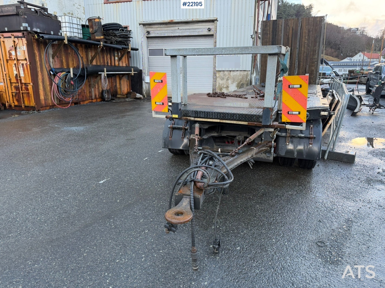 Damm SL-28m 3 akslet maskinslep m/ hydraulisk kjørebro - Low loader trailer: picture 3 Damm SL-28m 3 akslet maskinslep m/ hydraulisk kjørebro - Low loader trailer: picture 3