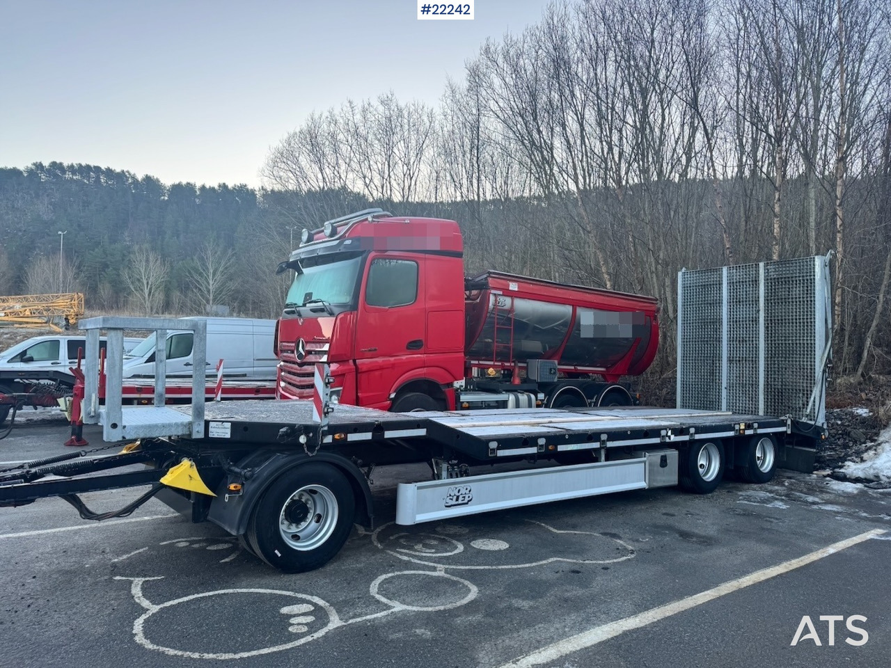 Fliegl DTS 300 Maskinslep -Hydraulisk kjørebru – Eu-godkjent. - Low loader trailer: picture 4 Fliegl DTS 300 Maskinslep -Hydraulisk kjørebru – Eu-godkjent. - Low loader trailer: picture 4