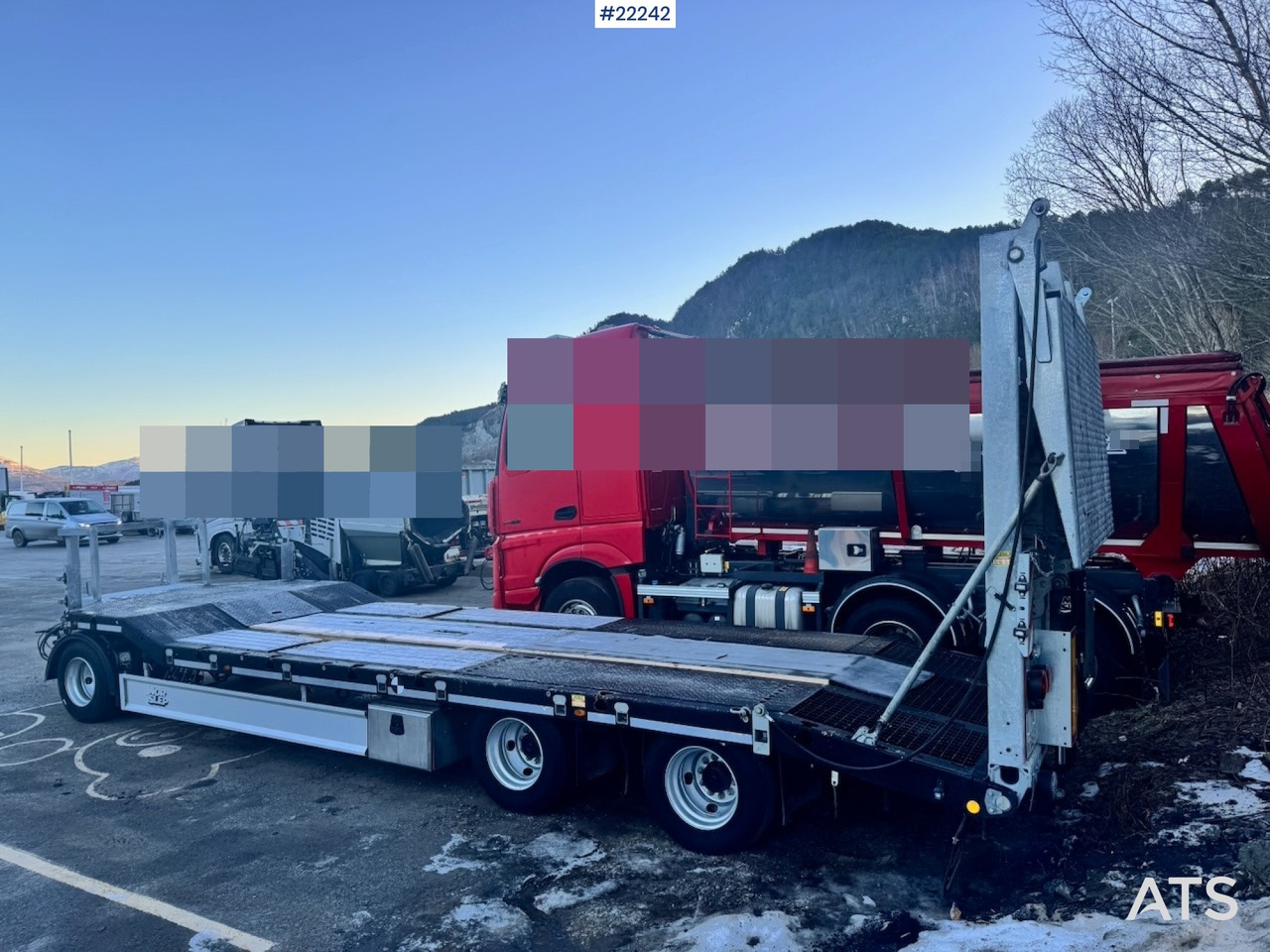 Fliegl DTS 300 Maskinslep -Hydraulisk kjørebru – Eu-godkjent. - Low loader trailer: picture 5 Fliegl DTS 300 Maskinslep -Hydraulisk kjørebru – Eu-godkjent. - Low loader trailer: picture 5