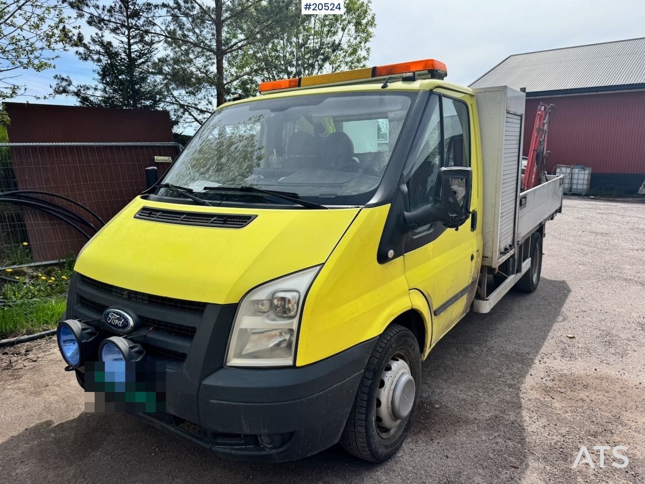 Ford TRANSIT - Open body delivery van, Crane truck: picture 1 Ford TRANSIT - Open body delivery van, Crane truck: picture 1