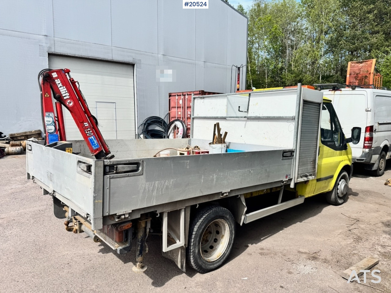 Ford Transit - Open body delivery van, Crane truck: picture 5 Ford Transit - Open body delivery van, Crane truck: picture 5