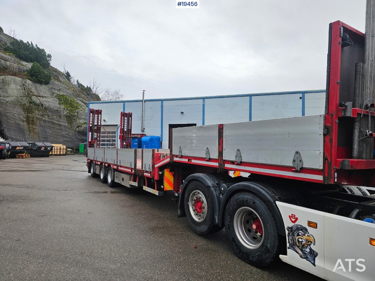 HRD Maskinsemi - Low loader semi-trailer: picture 1 HRD Maskinsemi - Low loader semi-trailer: picture 1