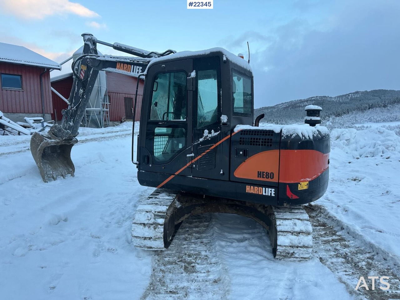 Hardlife HE80 minigraver m/ smalskuffe og graveskuffe. SE VIDEO - Crawler excavator: picture 3 Hardlife HE80 minigraver m/ smalskuffe og graveskuffe. SE VIDEO - Crawler excavator: picture 3