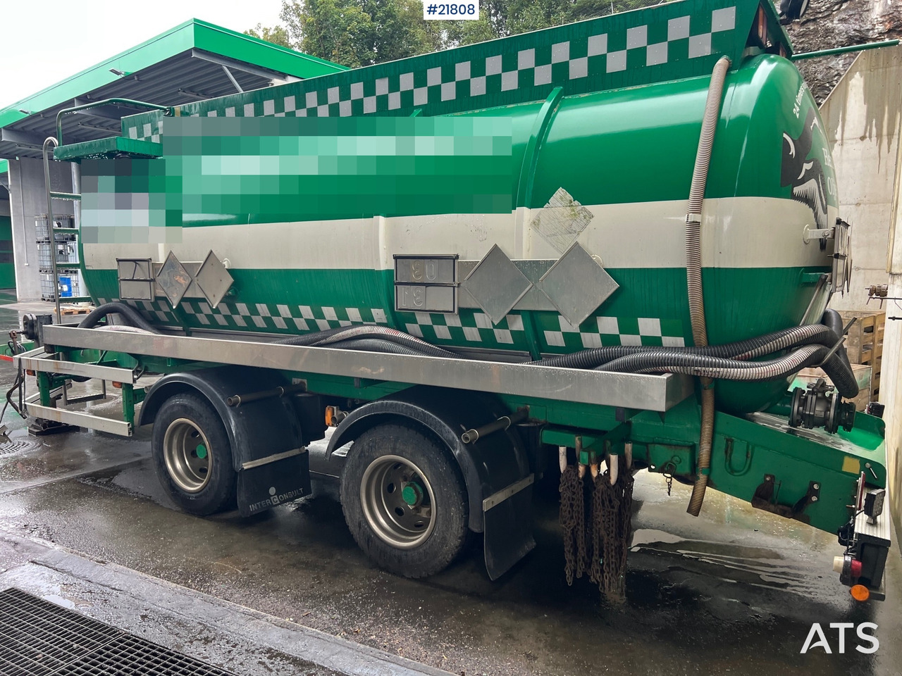 Jyki 2002 jyki ts2-15cr 2 akslet tankhenger rep.objekt - Tanker trailer: picture 2 Jyki 2002 jyki ts2-15cr 2 akslet tankhenger rep.objekt - Tanker trailer: picture 2