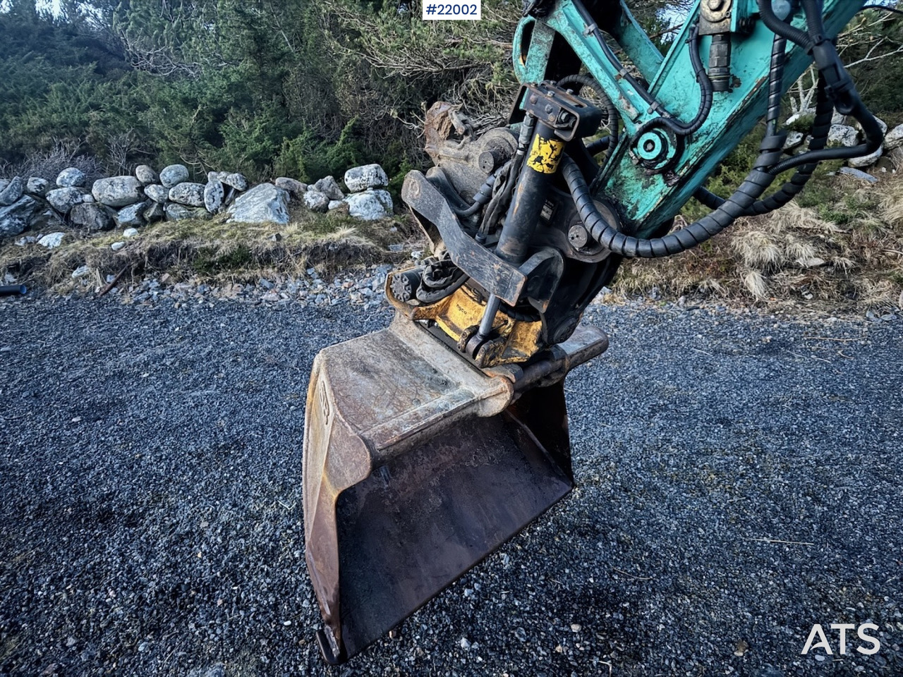 Excavator Kobelco 2016 Kobelco SK75SR Beltegraver m/ Rototilt og Pusseskuffe.: picture 27