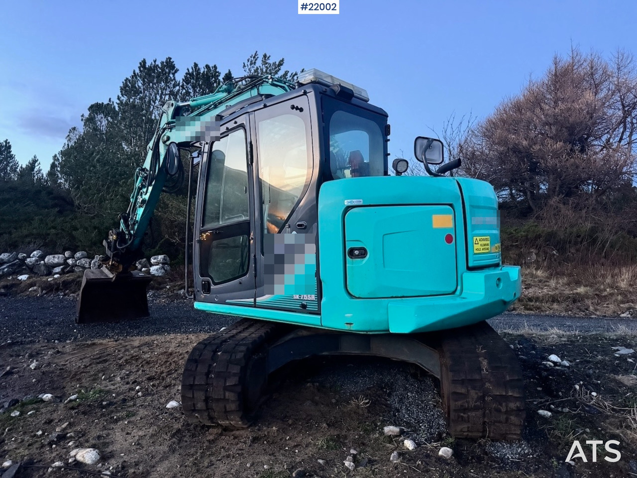 Excavator Kobelco 2016 Kobelco SK75SR Beltegraver m/ Rototilt og Pusseskuffe.: picture 6