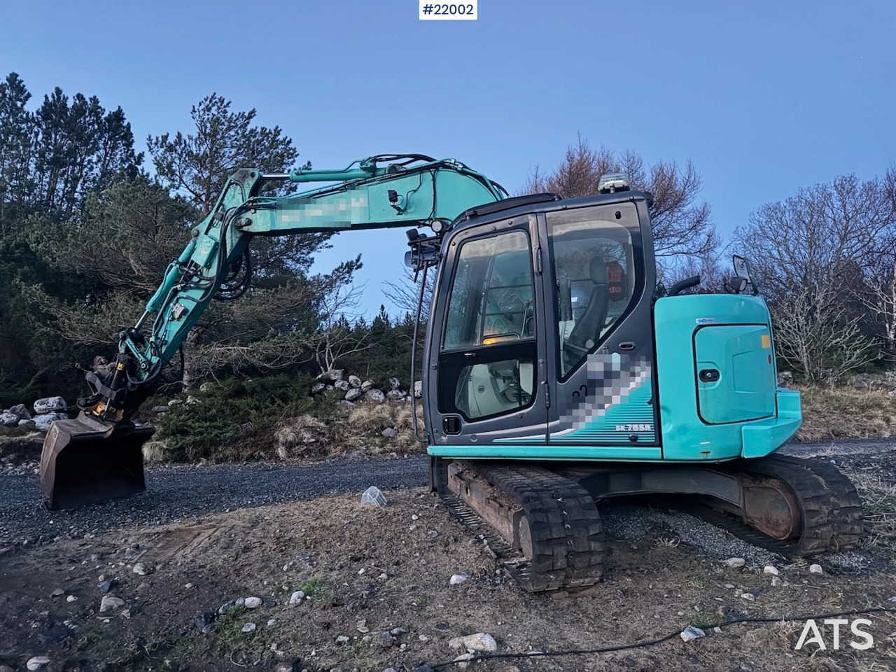 Excavator Kobelco 2016 Kobelco SK75SR Beltegraver m/ Rototilt og Pusseskuffe.: picture 7