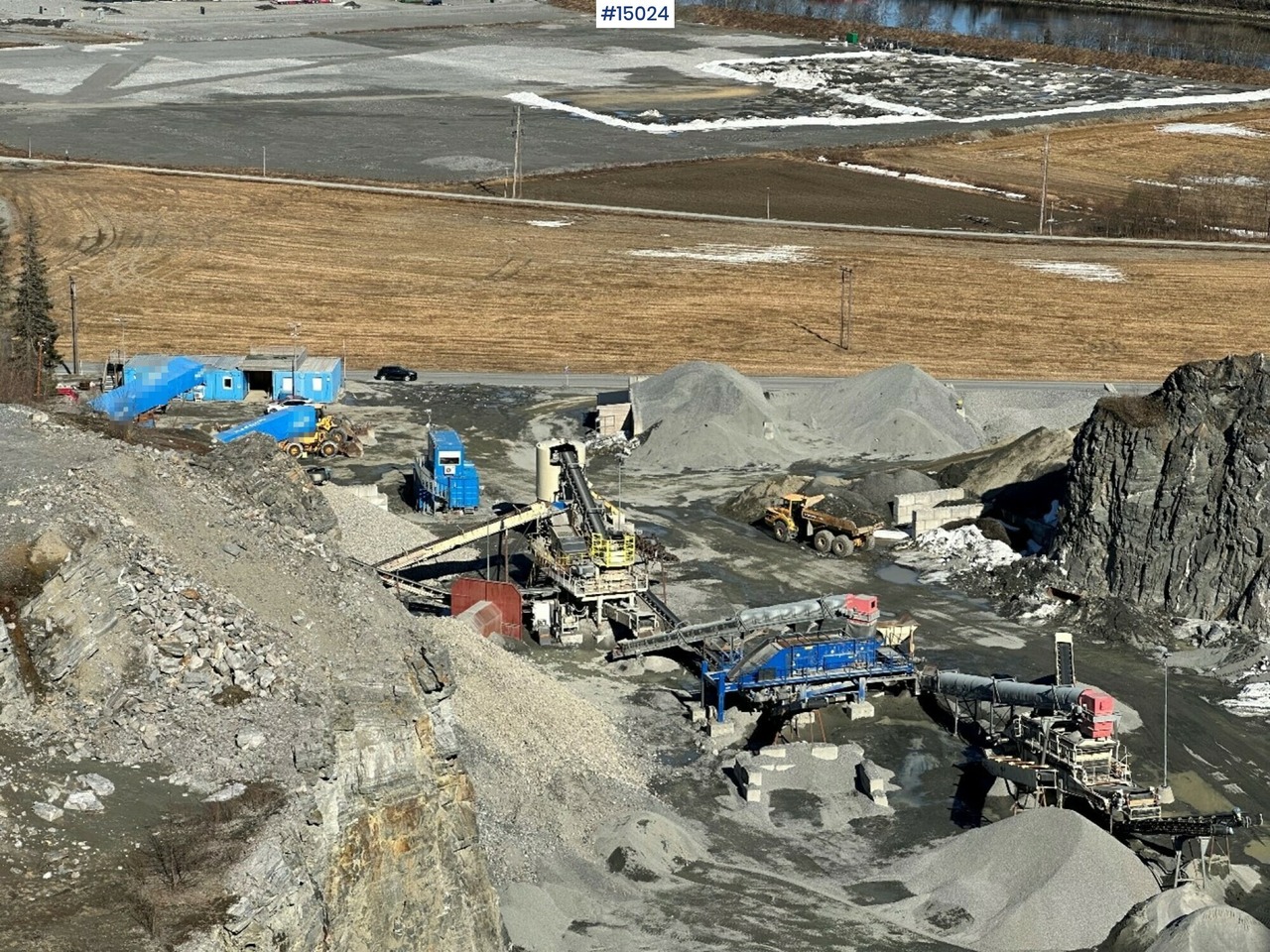 Komplett knuseverk m/ matestasjon, sikteverk og kjeftknuse - Crusher: picture 1 Komplett knuseverk m/ matestasjon, sikteverk og kjeftknuse - Crusher: picture 1