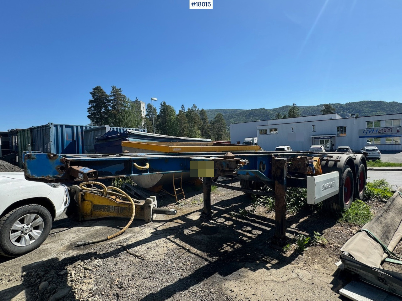 Krone containerhenger - Container transporter/ Swap body semi-trailer: picture 1 Krone containerhenger - Container transporter/ Swap body semi-trailer: picture 1