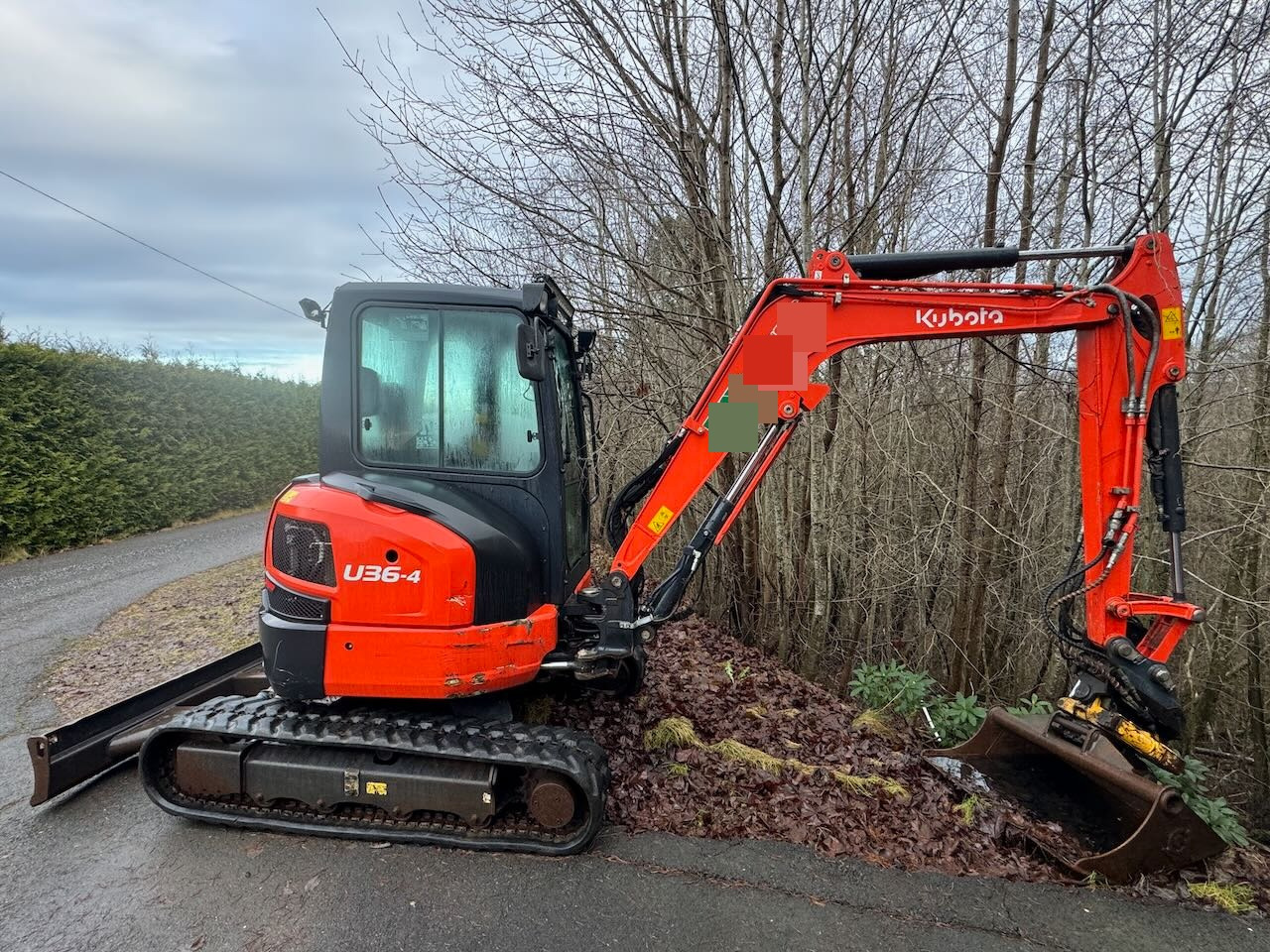 Kubota U36-4 - Mini excavator: picture 2 Kubota U36-4 - Mini excavator: picture 2