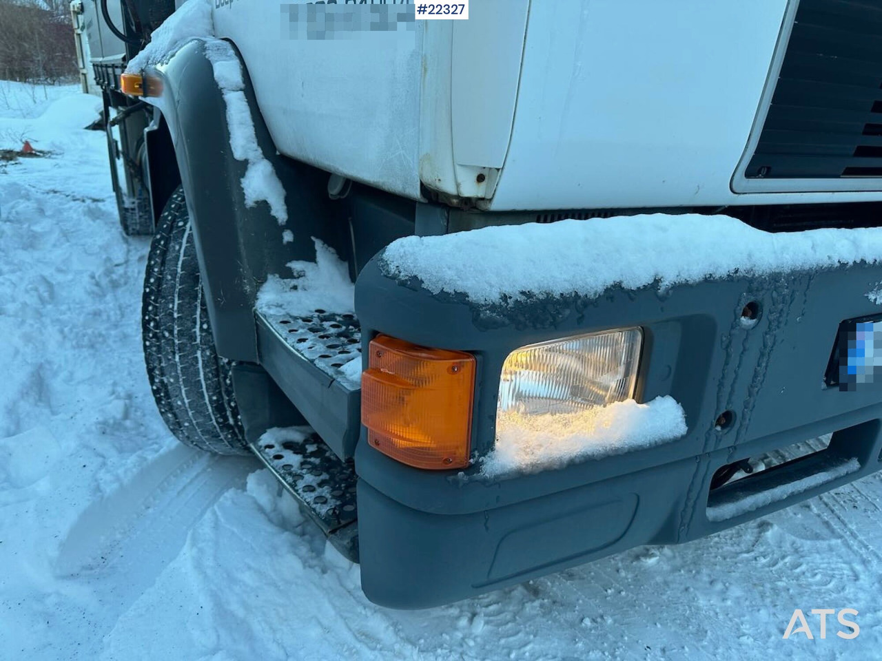 MAN 14 224 LC kranbil m / 7 t/m kran og to sett dekk. Lav km stand. SE VIDEO - Crane truck: picture 5 MAN 14 224 LC kranbil m / 7 t/m kran og to sett dekk. Lav km stand. SE VIDEO - Crane truck: picture 5