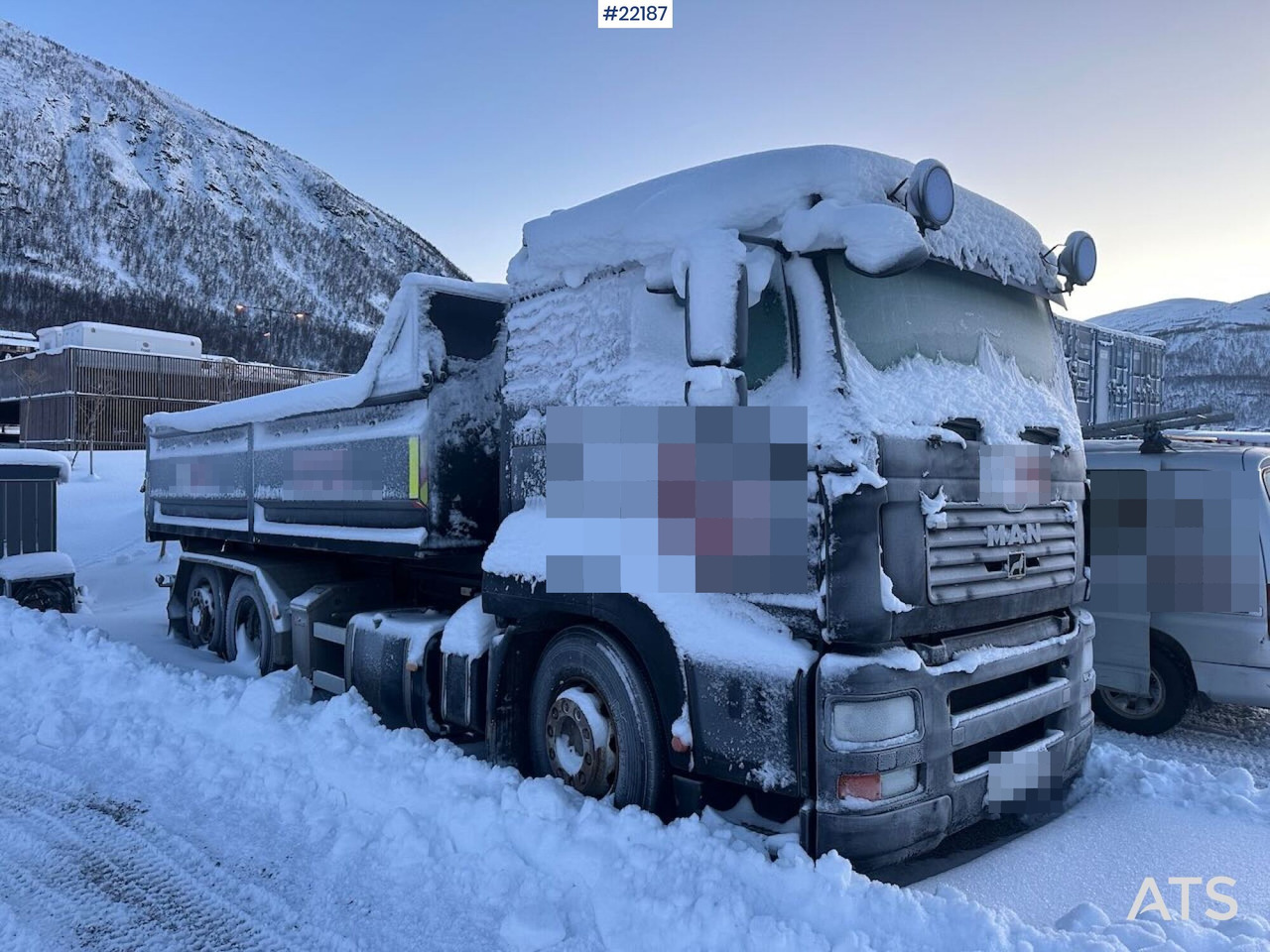 MAN TGA 26.360 krokbil m/ 20T krok, kasse og to sett dekk - Tipper: picture 1 MAN TGA 26.360 krokbil m/ 20T krok, kasse og to sett dekk - Tipper: picture 1