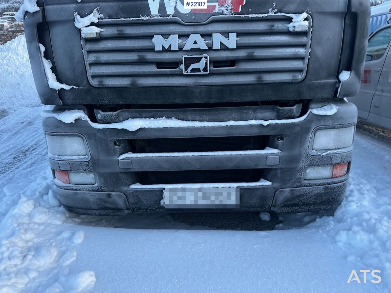 MAN TGA 26.360 krokbil m/ 20T krok, kasse og to sett dekk - Tipper: picture 3 MAN TGA 26.360 krokbil m/ 20T krok, kasse og to sett dekk - Tipper: picture 3