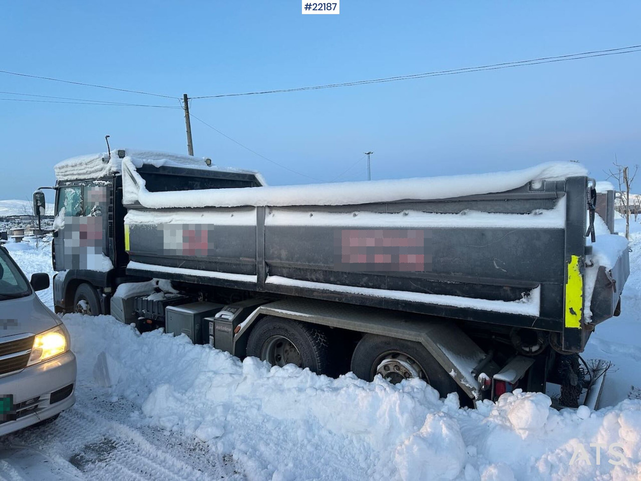 MAN TGA 26.360 krokbil m/ 20T krok, kasse og to sett dekk - Tipper: picture 5 MAN TGA 26.360 krokbil m/ 20T krok, kasse og to sett dekk - Tipper: picture 5