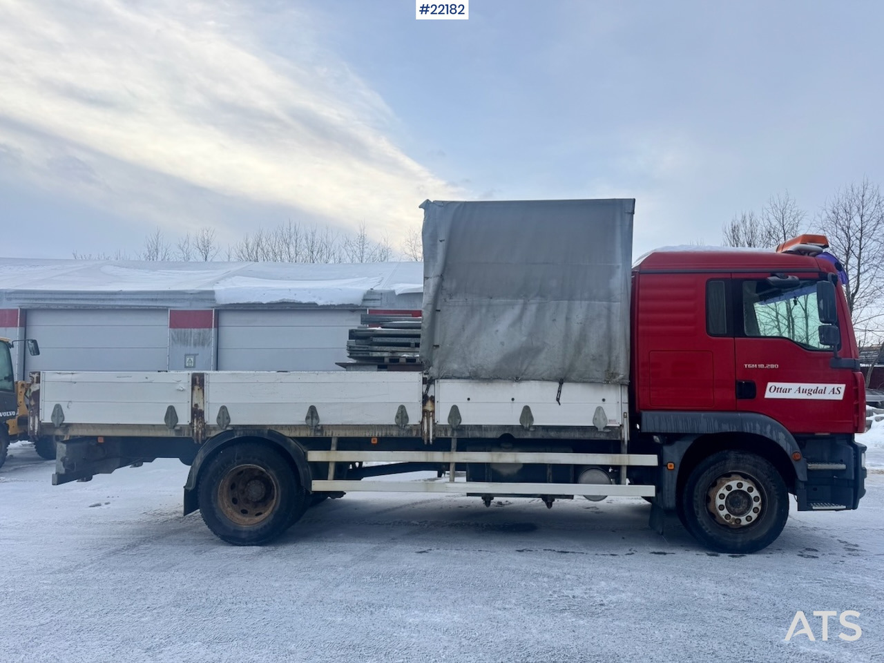 MAN TGM 18.280 Planbil. 87 000 km! SE VIDEO - Dropside/ Flatbed truck: picture 1 MAN TGM 18.280 Planbil. 87 000 km! SE VIDEO - Dropside/ Flatbed truck: picture 1