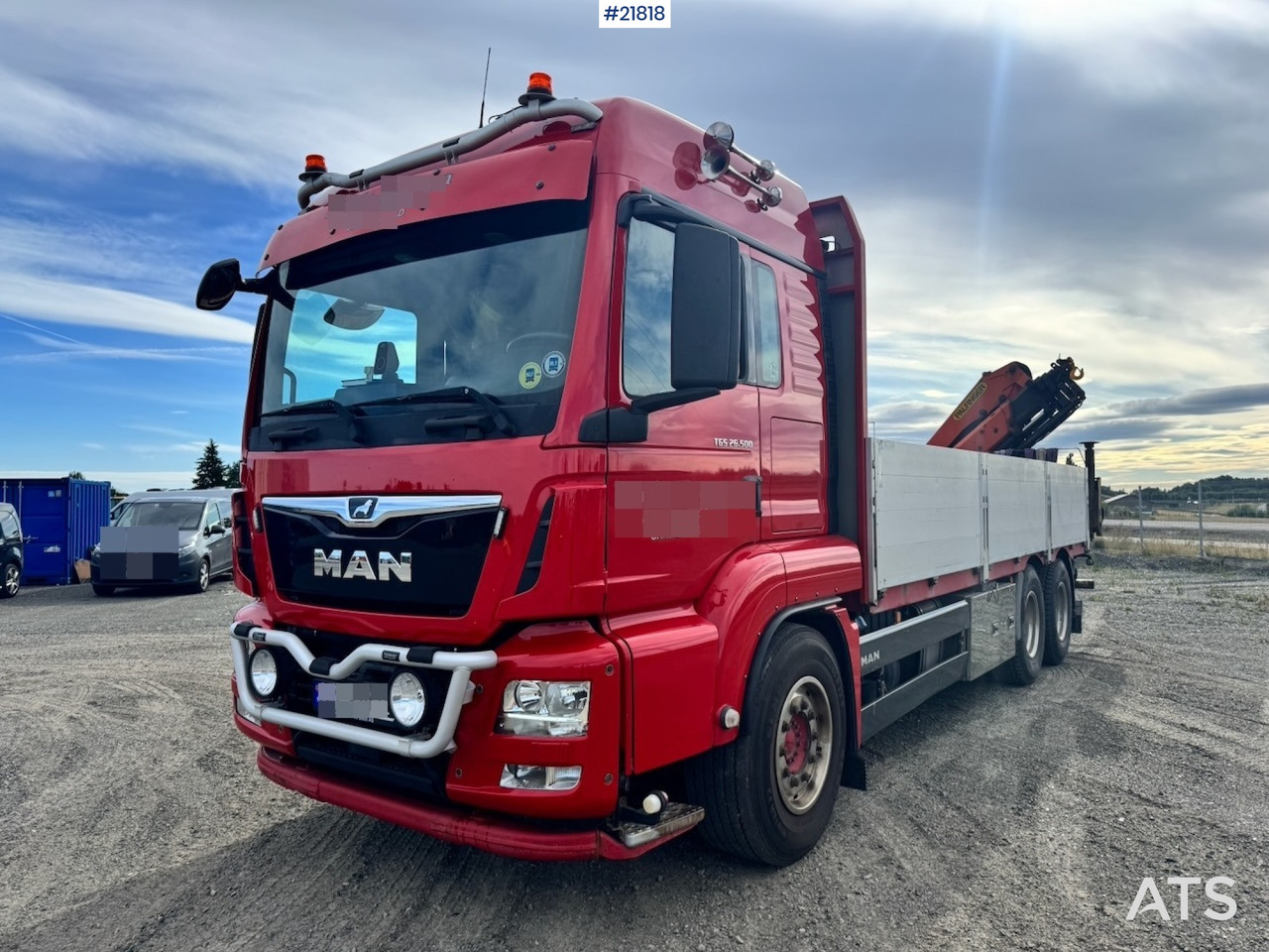 MAN TGS 26.500 6x4 Kranbil m/ 19 t/m Bakmontert kran. SE VIDEO - Crane truck: picture 1 MAN TGS 26.500 6x4 Kranbil m/ 19 t/m Bakmontert kran. SE VIDEO - Crane truck: picture 1