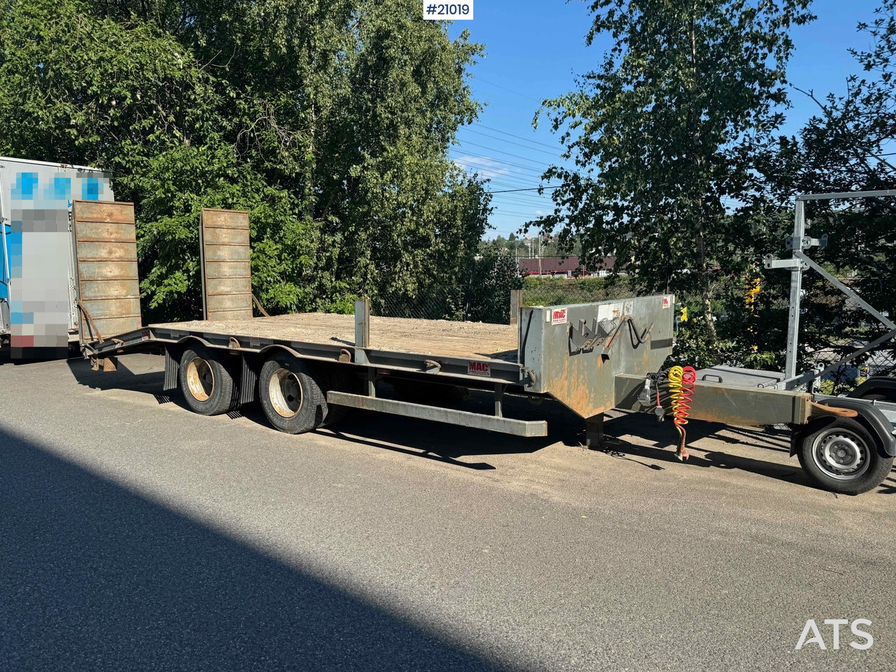 McCauley maskinhenger - Low loader trailer: picture 2 McCauley maskinhenger - Low loader trailer: picture 2