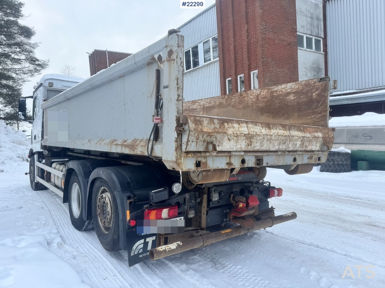 Mercedes Actros 2551 6x2 Krokbil – Uten Kasse SE VIDEO - Hook lift truck: picture 4 Mercedes Actros 2551 6x2 Krokbil – Uten Kasse SE VIDEO - Hook lift truck: picture 4