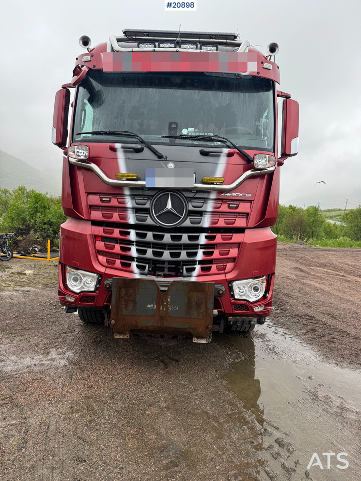 Mercedes Arocs 2858 6x4 komplett brøyterigget m/underliggende skjær (lekkasje på retarder) - Tipper: picture 3 Mercedes Arocs 2858 6x4 komplett brøyterigget m/underliggende skjær (lekkasje på retarder) - Tipper: picture 3