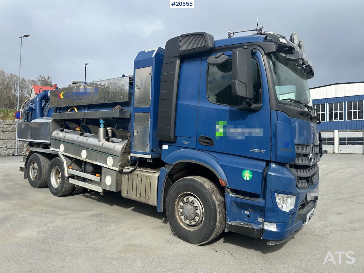 Mercedes Arocs - Vacuum truck: picture 3 Mercedes Arocs - Vacuum truck: picture 3