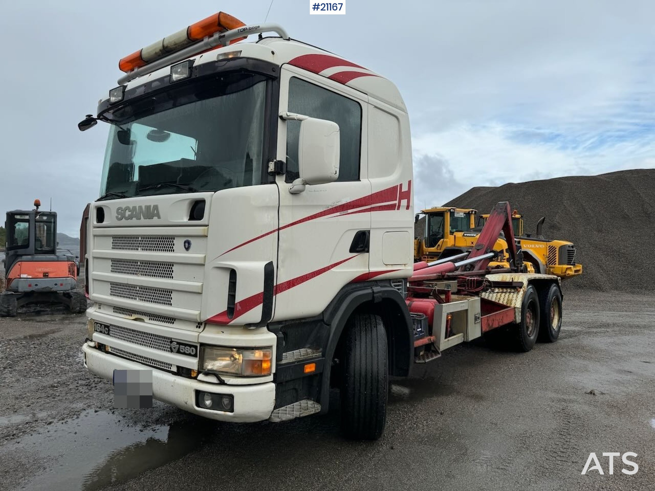 Scania 2003 Scania R164 6x4 Krokbil. Eu-godkjent til 06.2026 - Hook lift truck: picture 1 Scania 2003 Scania R164 6x4 Krokbil. Eu-godkjent til 06.2026 - Hook lift truck: picture 1