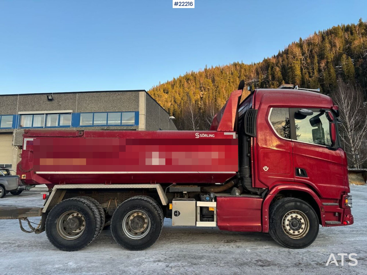 Scania 2020 Scania R650 6x4 tippbil med 2020 Sørling trippelkjerre - Tipper: picture 4 Scania 2020 Scania R650 6x4 tippbil med 2020 Sørling trippelkjerre - Tipper: picture 4