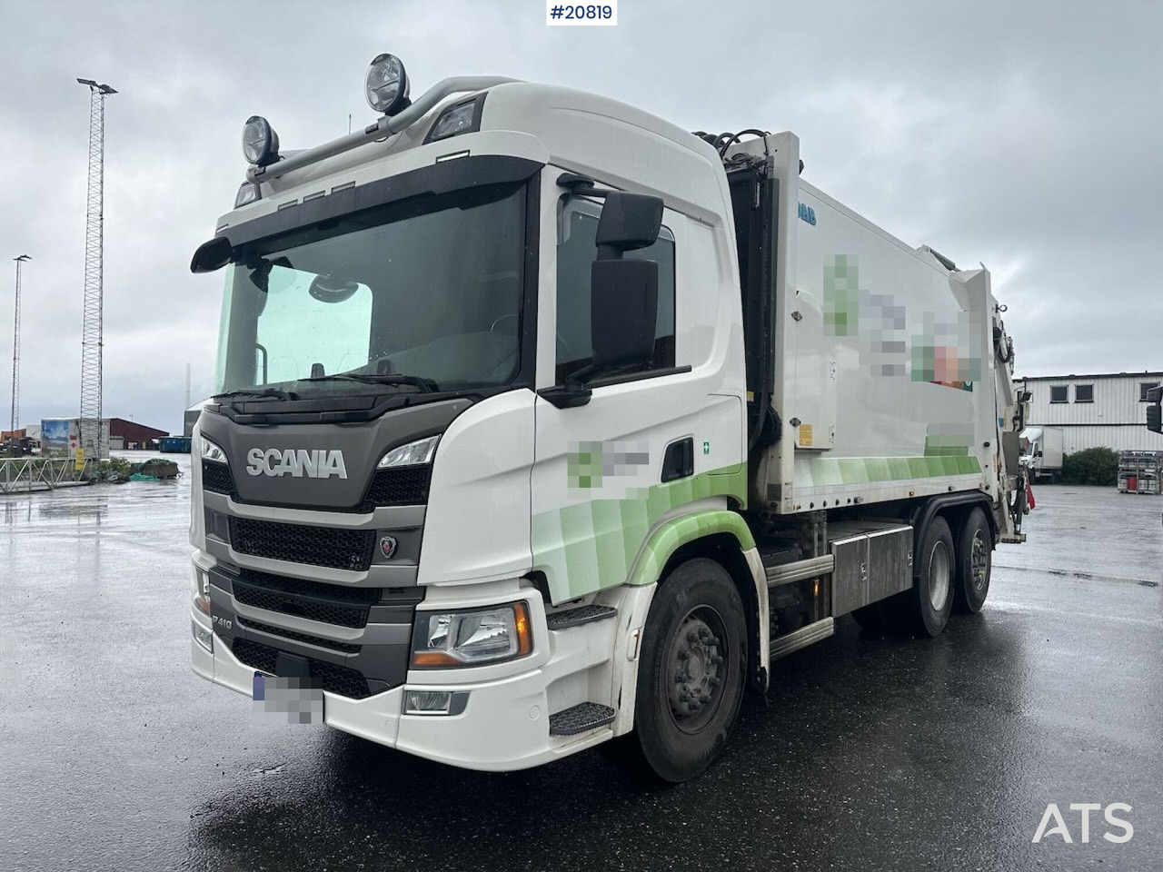 Scania P410 - Garbage truck: picture 2 Scania P410 - Garbage truck: picture 2