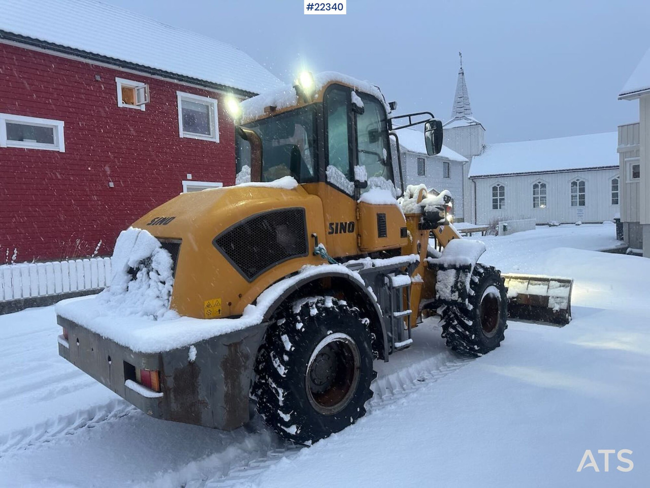 Sino JN 925 hjullaster m/ pallegafler og skuffe. SE VIDEO - Wheel loader: picture 3 Sino JN 925 hjullaster m/ pallegafler og skuffe. SE VIDEO - Wheel loader: picture 3