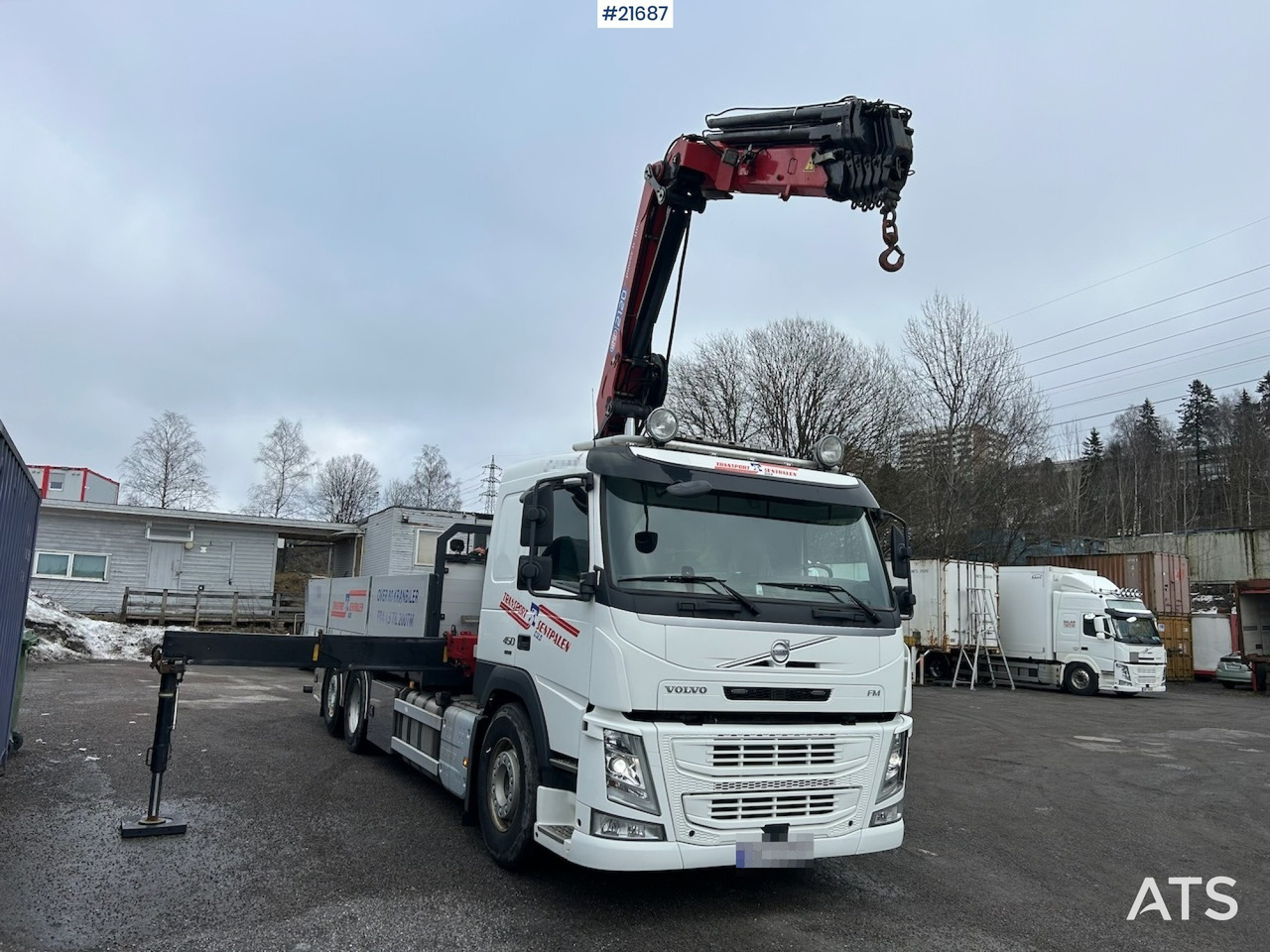 Volvo FM450 Kranbil m/ 21 t/m HMF kran og Løftelem. 194 000 km! - Crane truck: picture 5 Volvo FM450 Kranbil m/ 21 t/m HMF kran og Løftelem. 194 000 km! - Crane truck: picture 5