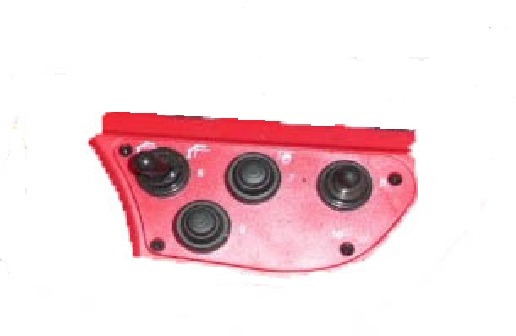 Right panel with button radio remote Scanreco RC400 - Electrical system for Truck mounted crane: picture 1 Right panel with button radio remote Scanreco RC400 - Electrical system for Truck mounted crane: picture 1