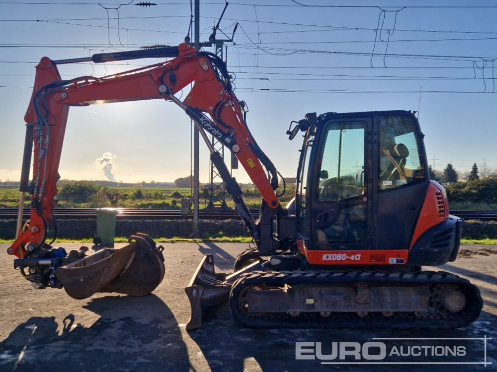 2016 Kubota KX080-4 - Mini excavator: picture 2 2016 Kubota KX080-4 - Mini excavator: picture 2