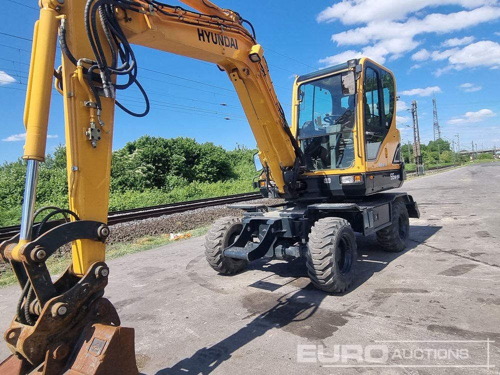2017 Hyundai ROBEX 55W-9 - Wheel excavator: picture 1 2017 Hyundai ROBEX 55W-9 - Wheel excavator: picture 1