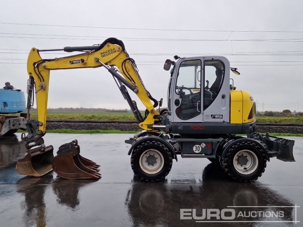 2019 Wacker Neuson EW100 - Wheel excavator: picture 2 2019 Wacker Neuson EW100 - Wheel excavator: picture 2