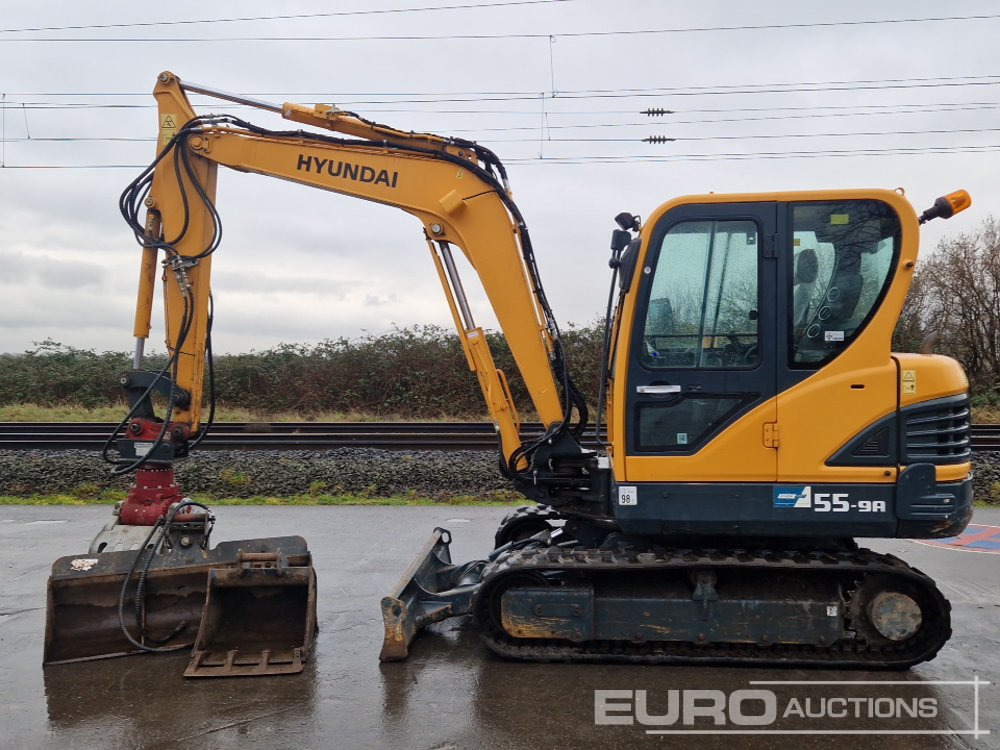 2020 Hyundai R55-9A - Mini excavator: picture 2 2020 Hyundai R55-9A - Mini excavator: picture 2