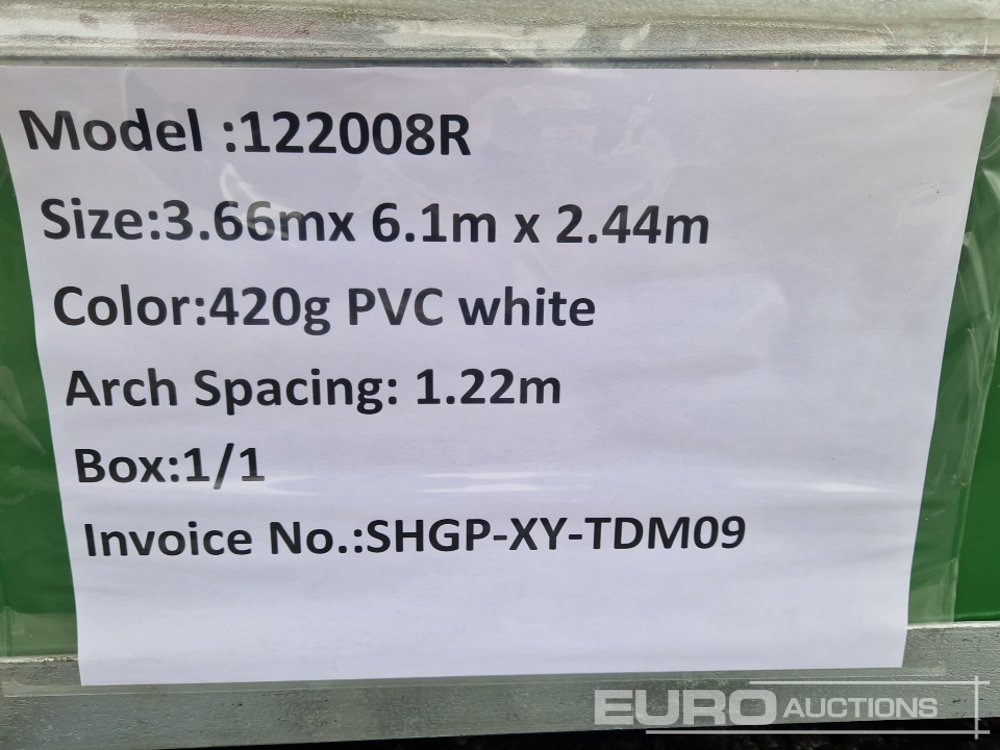 3.66 x 6.1 x 2.4m Dome Shelter - Construction container: picture 3 3.66 x 6.1 x 2.4m Dome Shelter - Construction container: picture 3