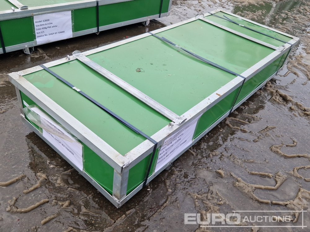 3.66 x 6.1 x 2.4m Dome Shelter - Construction container: picture 1 3.66 x 6.1 x 2.4m Dome Shelter - Construction container: picture 1