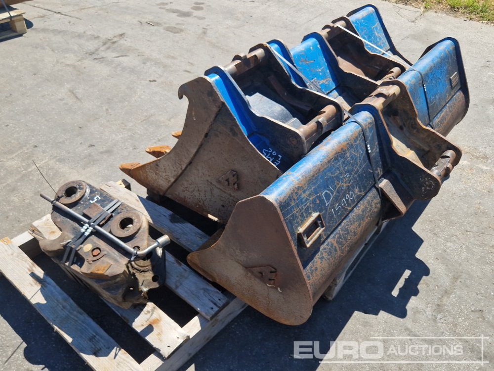 60" Ditching, 32", 16" Digging Buckets + QH - Bucket: picture 2 60" Ditching, 32", 16" Digging Buckets + QH - Bucket: picture 2