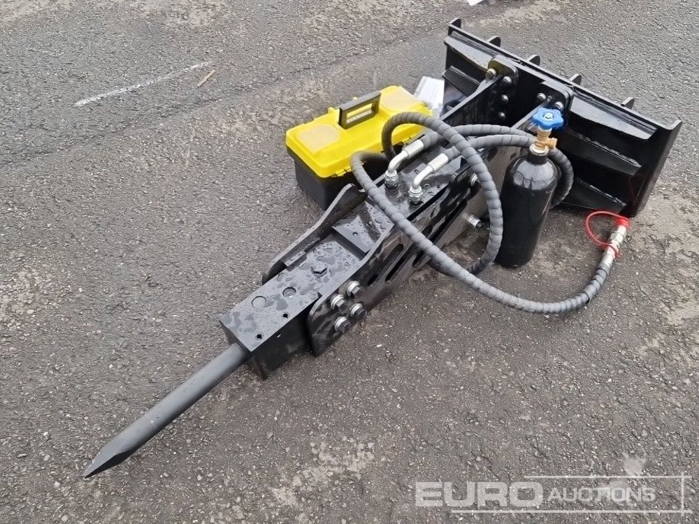 Unused 2025 Breaker to suit Skidsteer Loader - Material handling equipment: picture 1 Unused 2025 Breaker to suit Skidsteer Loader - Material handling equipment: picture 1