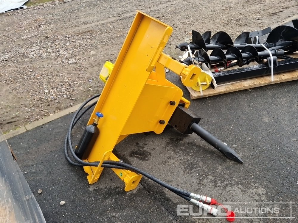 Unused 2025 GIYI Breaker to suit Skidsteer Loader - Material handling equipment: picture 4 Unused 2025 GIYI Breaker to suit Skidsteer Loader - Material handling equipment: picture 4