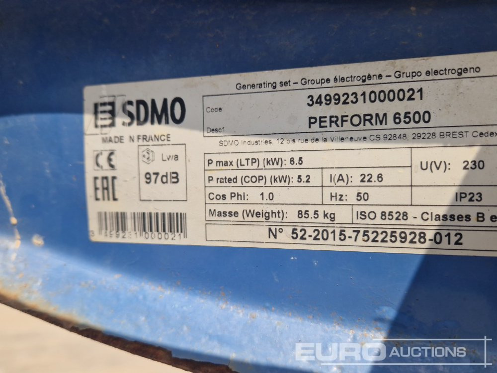 Generator set SDMO PERFORM 6500: picture 10