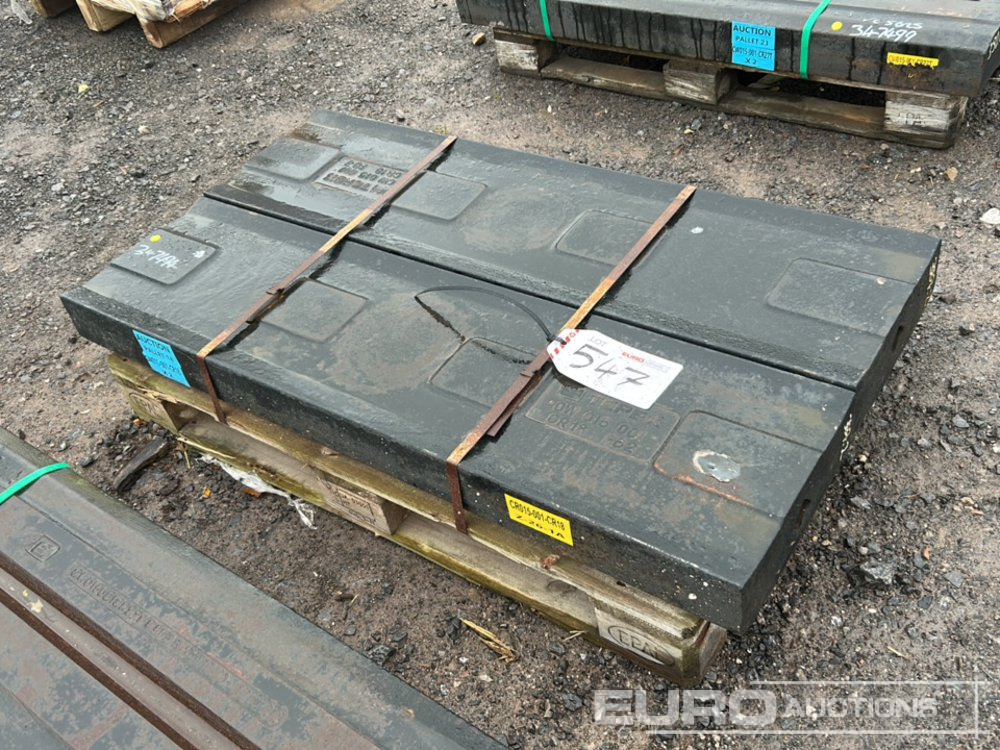 Terex Tp550 Chrome Blow Bars - Construction equipment: picture 1 Terex Tp550 Chrome Blow Bars - Construction equipment: picture 1