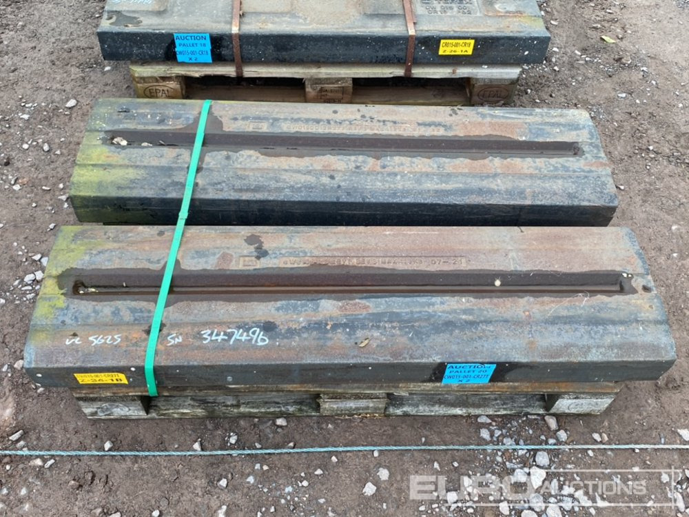 Terex Tp550 Chrome Blow Bars - Construction equipment: picture 2 Terex Tp550 Chrome Blow Bars - Construction equipment: picture 2