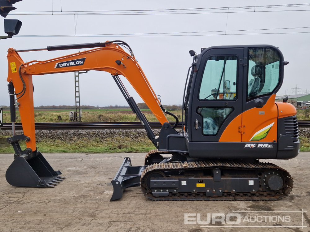 Unused 2024 Develon DX60E-10N - Mini excavator: picture 2 Unused 2024 Develon DX60E-10N - Mini excavator: picture 2