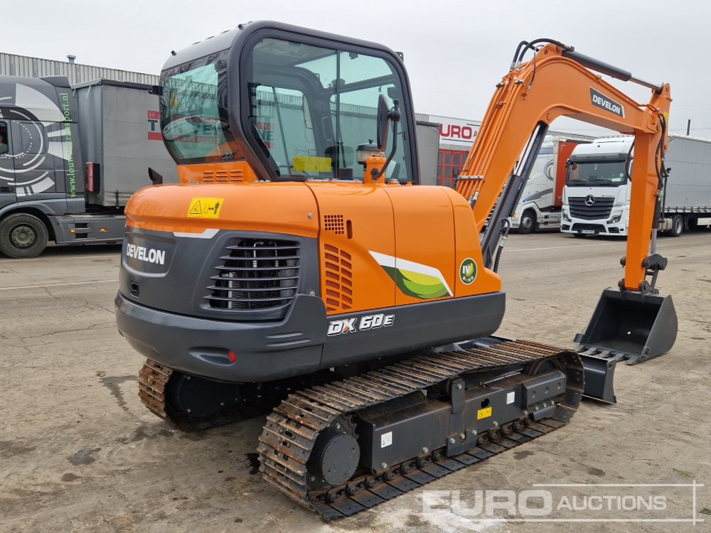Unused 2024 Develon DX60E-10N - Mini excavator: picture 5 Unused 2024 Develon DX60E-10N - Mini excavator: picture 5