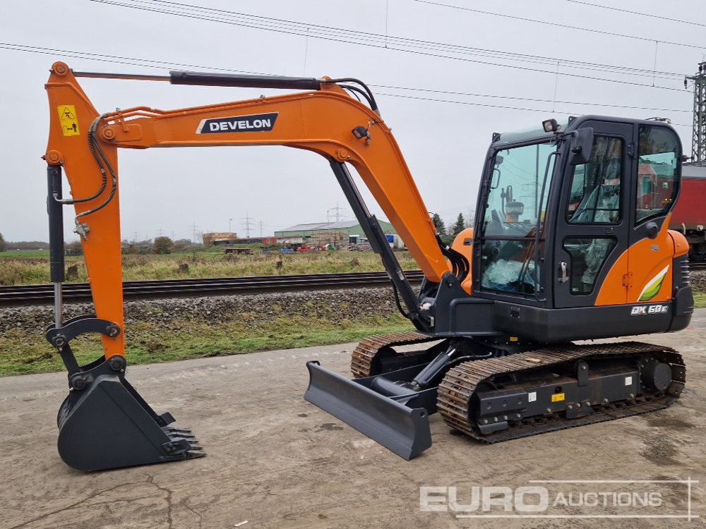 Unused 2024 Develon DX60E-10N - Mini excavator: picture 1 Unused 2024 Develon DX60E-10N - Mini excavator: picture 1