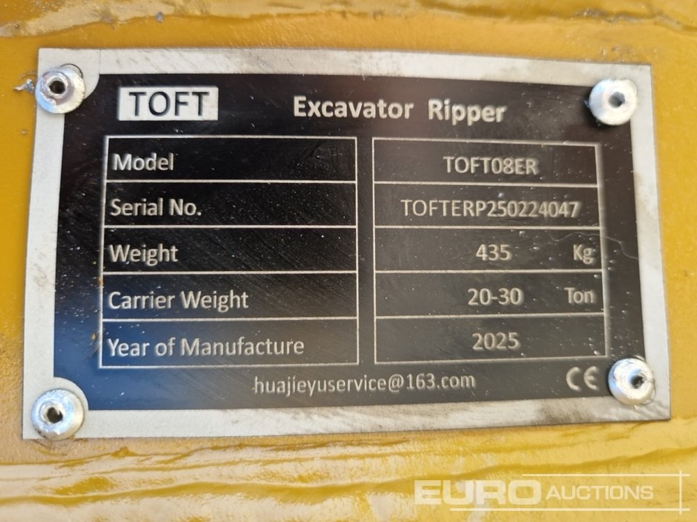 New Bucket Unused 2025 Toft 08ER: picture 7