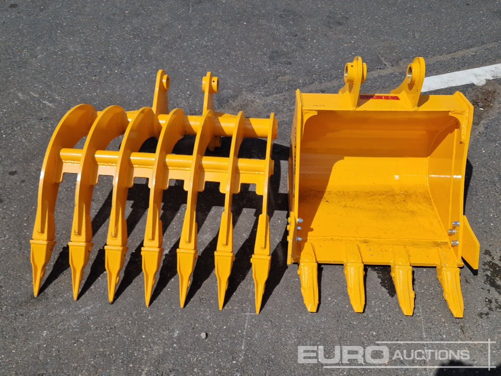 Unused 24" Digging Bucket, 32" Rake to suit CAT 305 - Bucket: picture 5 Unused 24" Digging Bucket, 32" Rake to suit CAT 305 - Bucket: picture 5